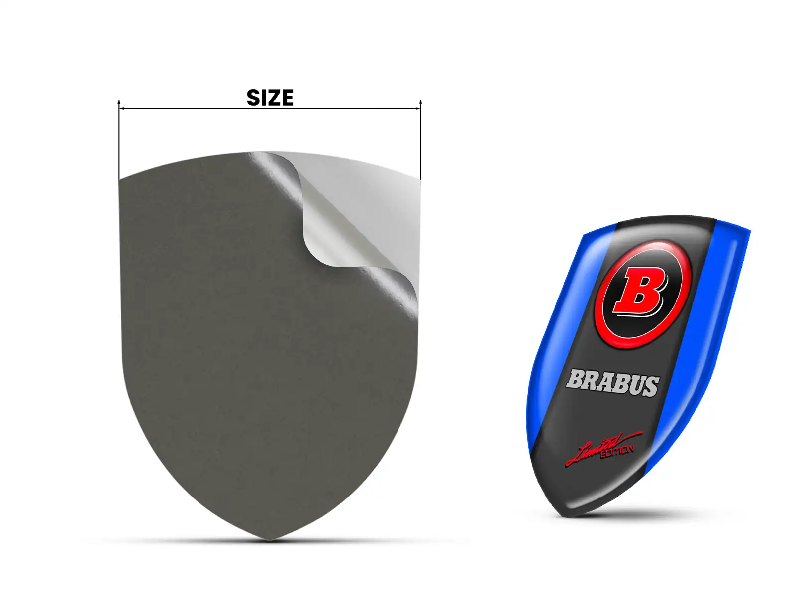 Brabus Vinyle Auto Résistant Étoile Qualité Supérieure